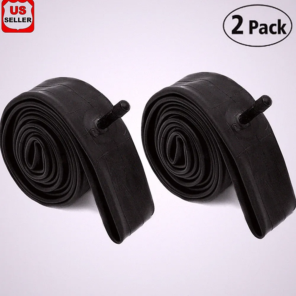 2 PK 26" inch Inner Bike Tube 26 x 2.125- 2.35 Bicycle Rubber Tire Interior BMX