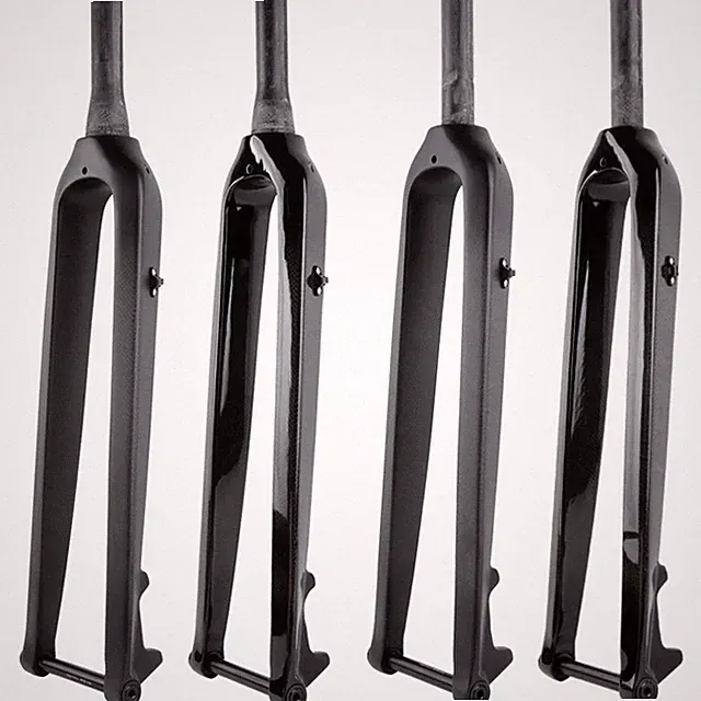 26/27.5/29 Inch Mountain Bike Full Carbon Fiber Rigid Fork 15*100mm Thru Axle