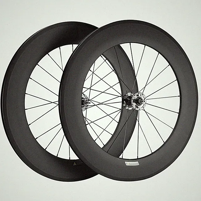 700C Full Carbon Wheels Fixed Gear Road Track Bicycle Wheelset Clincher Rims