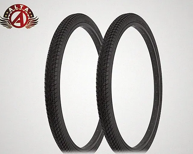 ALTA Bicycle Tire 26" x 2.10" Black (2) Tire H-810 City Slick 26" Bike Tire Road