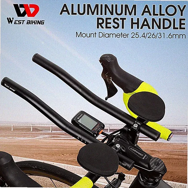 Bicycle Rest Handlebar Aero Bars MTB Road Bike Extension Triathlon Aerobars