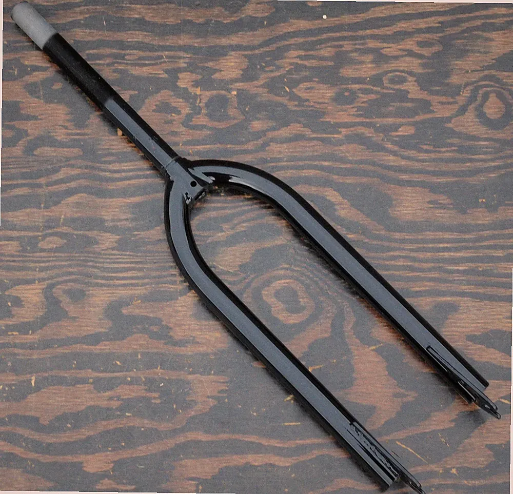 Black 26" Cruiser Bike Tube FORK 1" Vintage Chopper Bicycle BMX Beach Lowrider