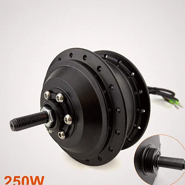 E-bike Mountain Bike Rear Drive 24 36 48V 250W Brushless Geared Hub Brake Rotor