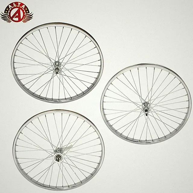 F&R 26 X 2.125 HEAVY-DUTY BEACH CRUISER 12G FRONT OR COASTER CHROME RIM 36 SPOKE