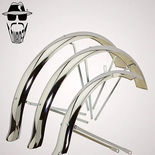 ORIGINAL LOWRIDER 26" Chrome Trike Conversion Fender Set Flared Standard 3pc Kit