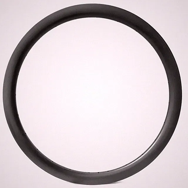 Road Bicycle Rims 45mm Depth 700C Carbon Fiber Tubular Fat Bike 26 in Spokes Rim