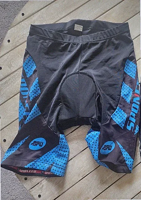 Sponeed Cycling Shorts Mens Large Padded Biking Compression Bike Triathlon