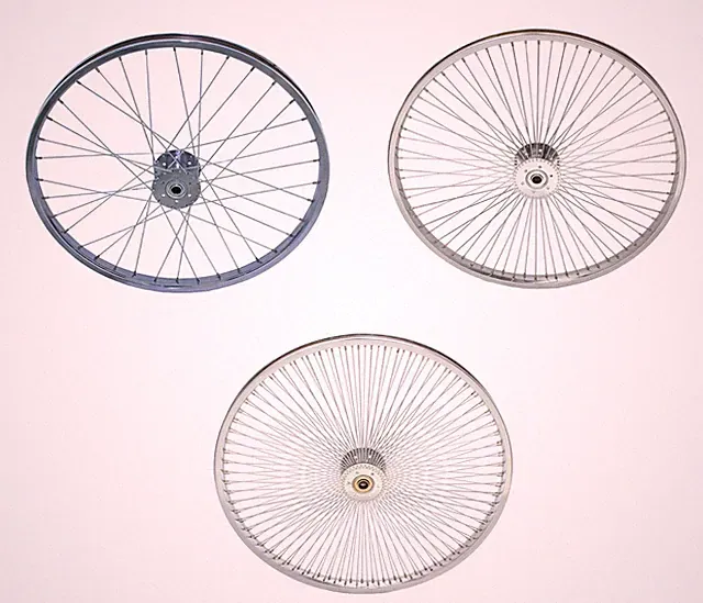 Tricycle Trike 26" Bike Rear Wheel Hollow hub 5/8" axle 36 72 144 spokes Chrome