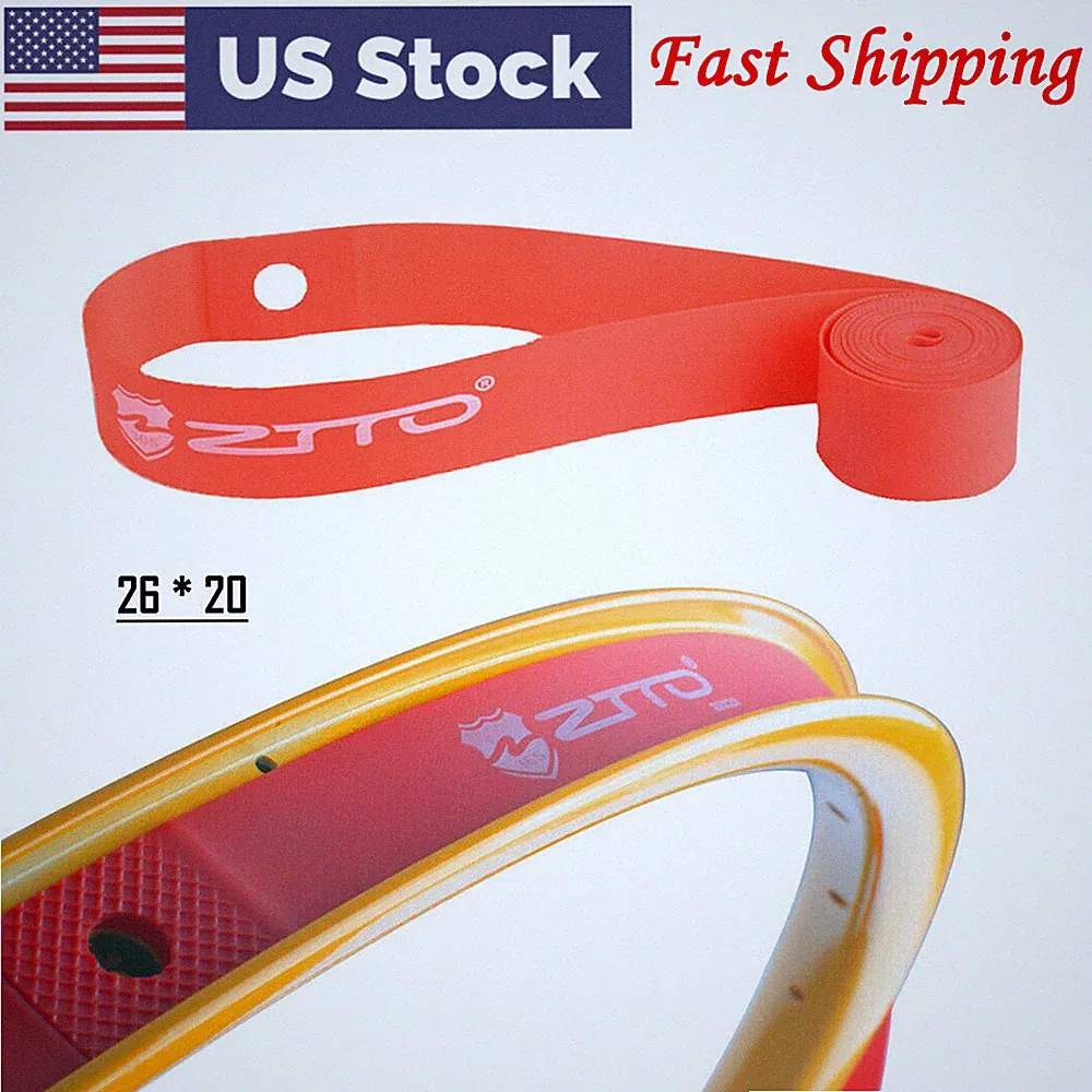ZTTO Rim Liner Bicycle Tire Mountain Road Bike 26'' Tape Red US Stock